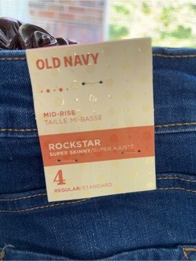 Old Navy Rockstar Super Skinny Jeans - Dark Blue